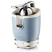 Ariete 413 Vintage Spremiagrumi Elettrico con Leva 85 W Salvagoccia 2 Coni Acciaio Inox colore Celeste