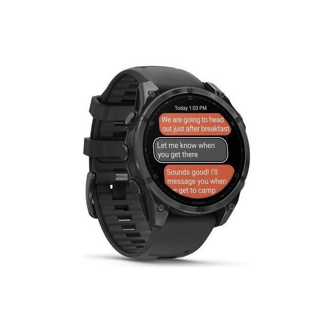 Garmin 010-02904-00 Fenix 8 Smartwatch AMOLED 47mm 1.4'' GPS 32 GB Multisport 16 giorni autonomia colore Nero
