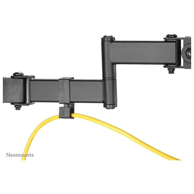 Neomounts FL40-450BL11 Supporto Palo per TV Full Motion 17-32'' VESA 75x75 100x100 mm Inclinazione -30 - 30° Rotazione 360° colore Nero
