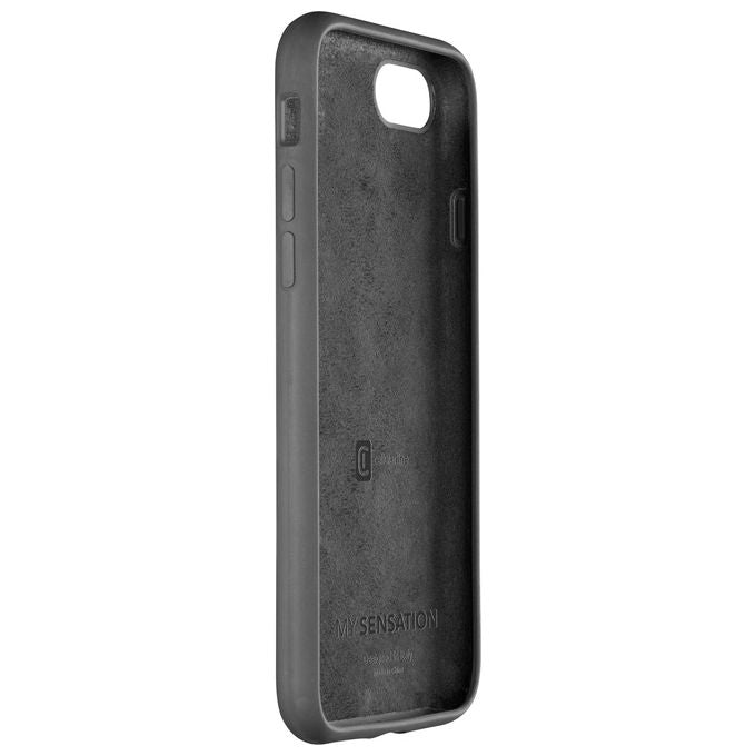 Cellularline SENSATIONIPH747K Sensation Cover iPhone SE 2022 SE 2020 8 7 6 Custodia Silicone Soft Touch Backcover colore Nero