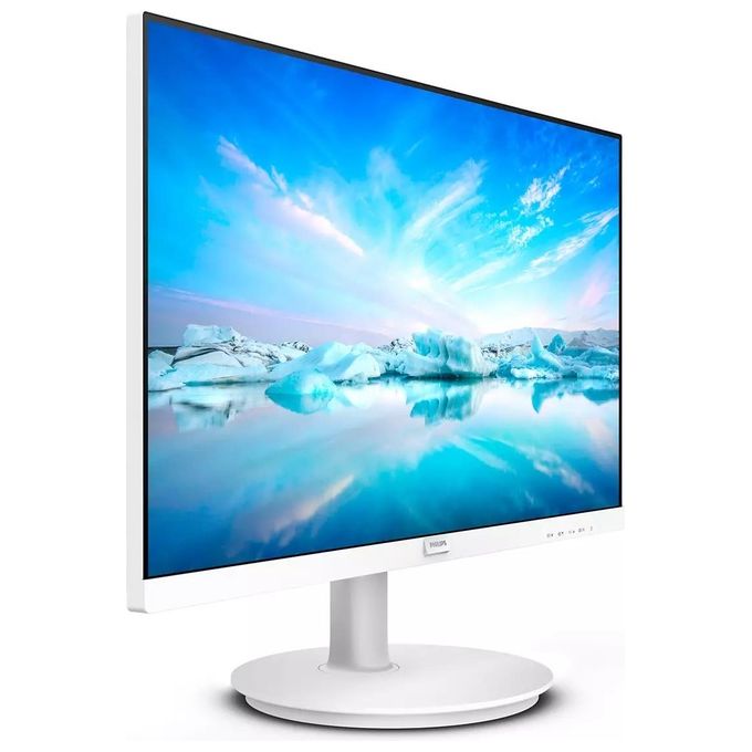 Philips 241V8AW V Line Monitor PC 23.8'' IPS FHD 1920x1080 100Hz 4ms Adaptive Sync Altoparlanti colore Bianco