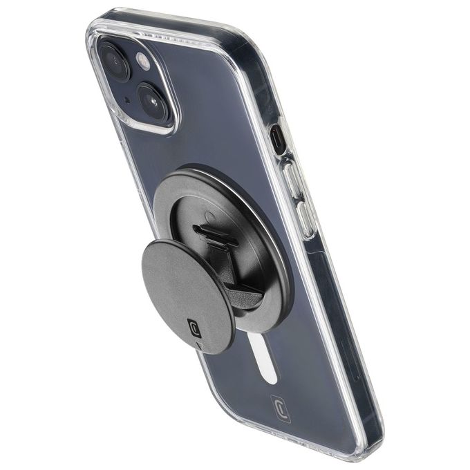 Cellularline RINGSTANDMAGK Ring Stand Mag Clip Magnetica Supporto MagSafe Universale colore Nero