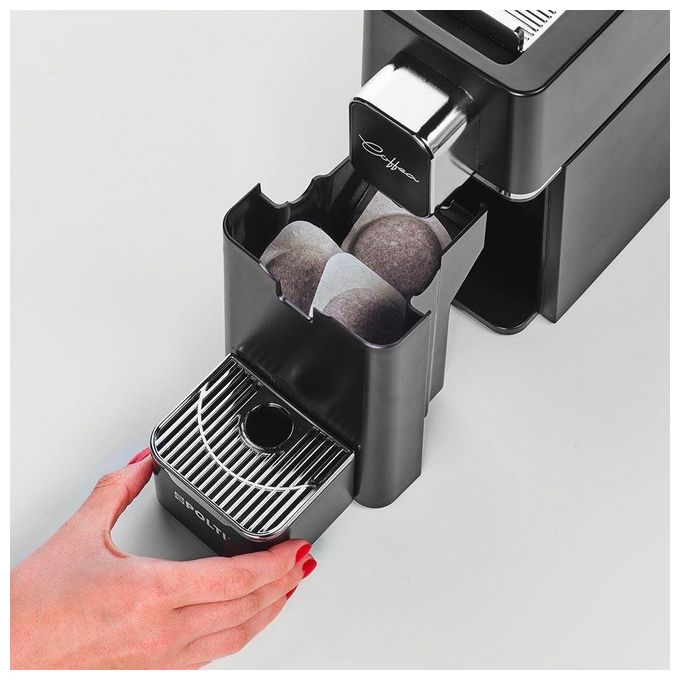Polti PCEU0127 Coffea S15W Macchina da caffe' a Cialde E.S.E. 0,85 L 19 bar 1400 W 54 Cialde incluse colore Bianco