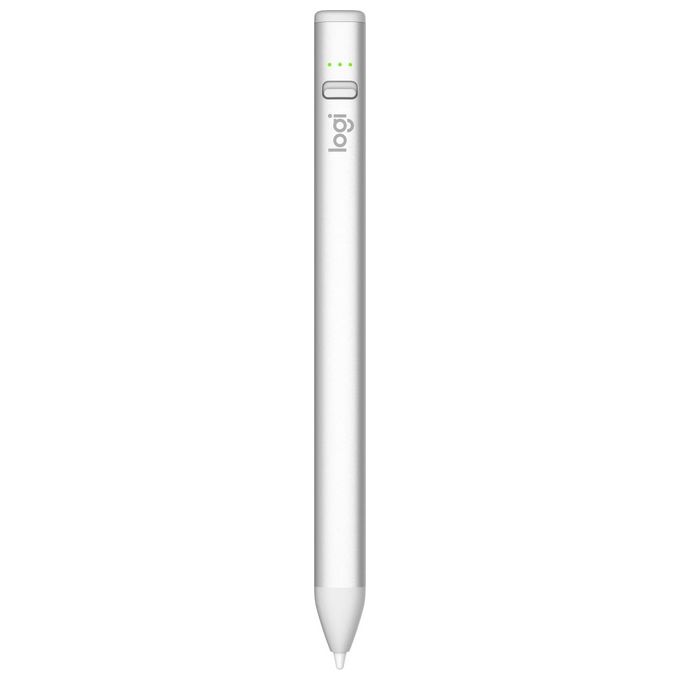 Logitech F00012 Crayon Stilo Digitale per iPad USB-C Tecnologia Apple Pencil 7 ore autonomia colore Argento