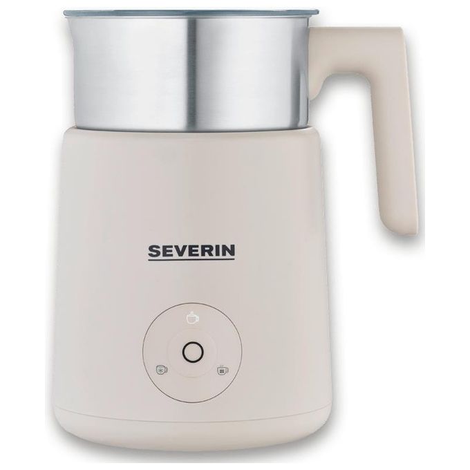 Severin SM3589 Spuma Lite Macchina da caffe' Montalatte a Induzione 400 ml 500 W Schiuma Calda e Fredda Funzione Cioccolato colore Beige Acciaio Inox
