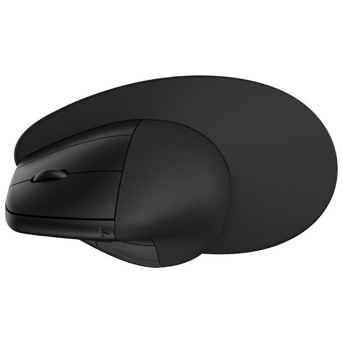 HP 6H1A5AA 925 Mouse Ergonomico Verticale Wireless RF Bluetooth 4000 DPI 6 Tasti Ricaricabile USB Type-C colore Nero