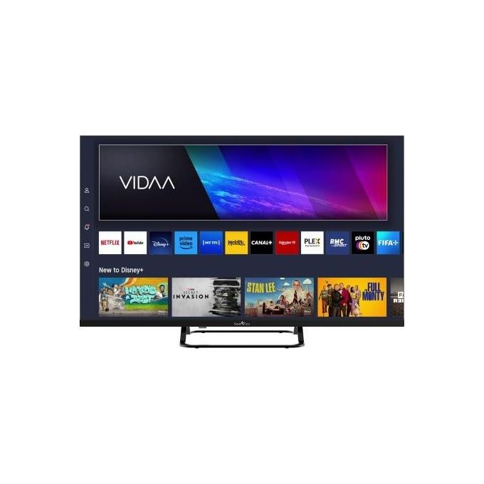 Smart-Tech 32HV02V TV LED 32'' HD Ready VIDAA Smart TV Wi-Fi DVB-T2-C-S2 Hotel Mode 3 HDMI colore Nero