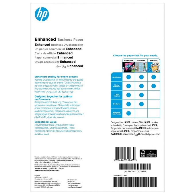 Hp Carta Prof.xstampe Laser Lucida 150