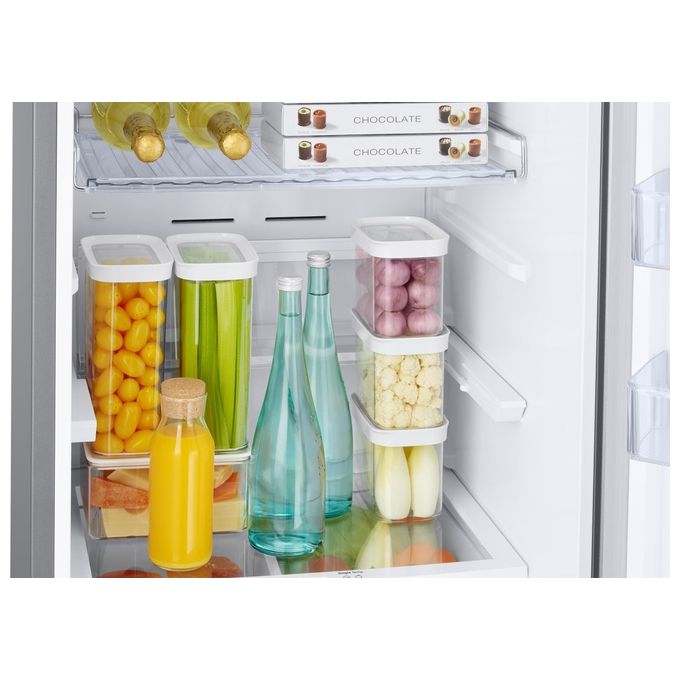 Samsung RB38C676CS9 EcoFlex AI Frigorifero Combinato 390 L 203 cm Classe C 35 dB No Frost WiFi colore Metal Inox