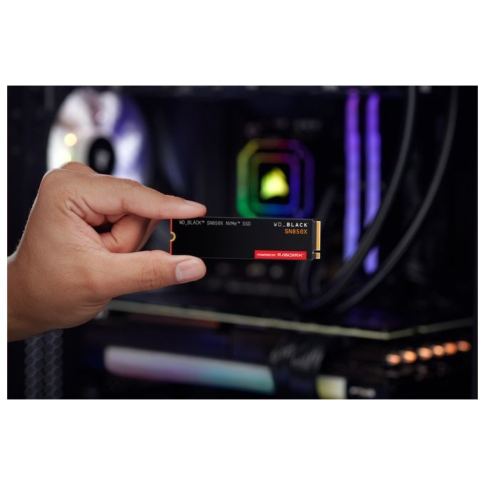 Western Digital Black SN850X SSD NVMe M.2 PCIe 4.0 4TB per PC - Velocita' 7300 MB-s