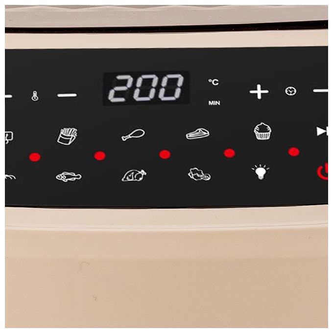 Tognana D2DFA06IRCHA Iridea Friggitrice ad aria 9.2 L 2150 W 8 Programmi Display Touch colore Champagne