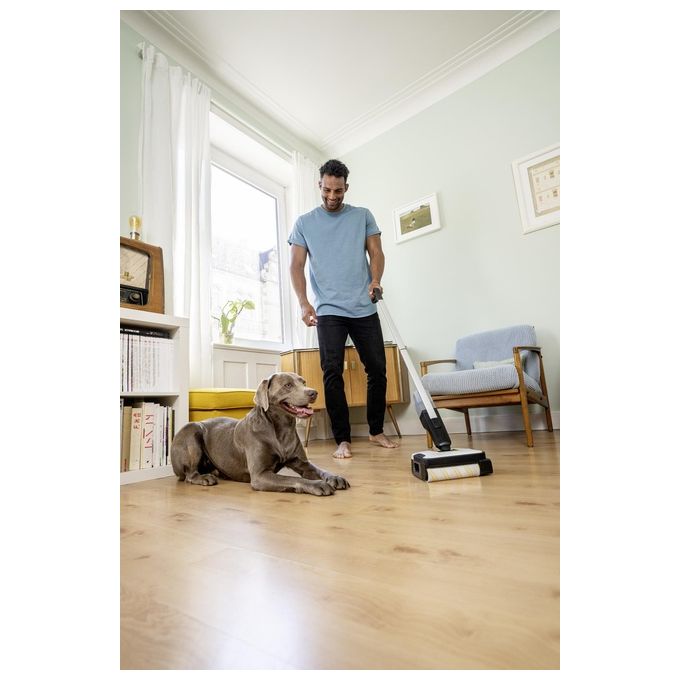 Kärcher 1.056-200.0 FC 2-4 Lavapavimenti Cordless Batteria 4V 2,5 Ah autonomia 20 min doppio serbatoio 70 m² colore Nero