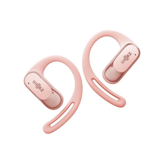 Shokz, Auricolari OpenFit Air Wireless, a Clip, Rosa, Bluetooth