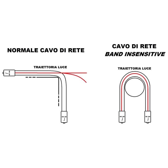 Link Cavo Fibra Ottica SC a SC Multimode Duplex Om4 50-125 05mt Bending Insensitive LSZH