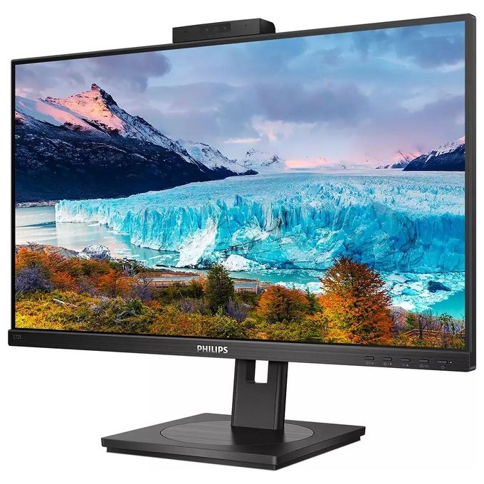 Philips 272S1MH-00 S Line Monitor PC 27'' IPS FHD 1920x1080 75Hz 4ms Webcam FHD Hub USB 3.2 HDMI DisplayPort colore Nero