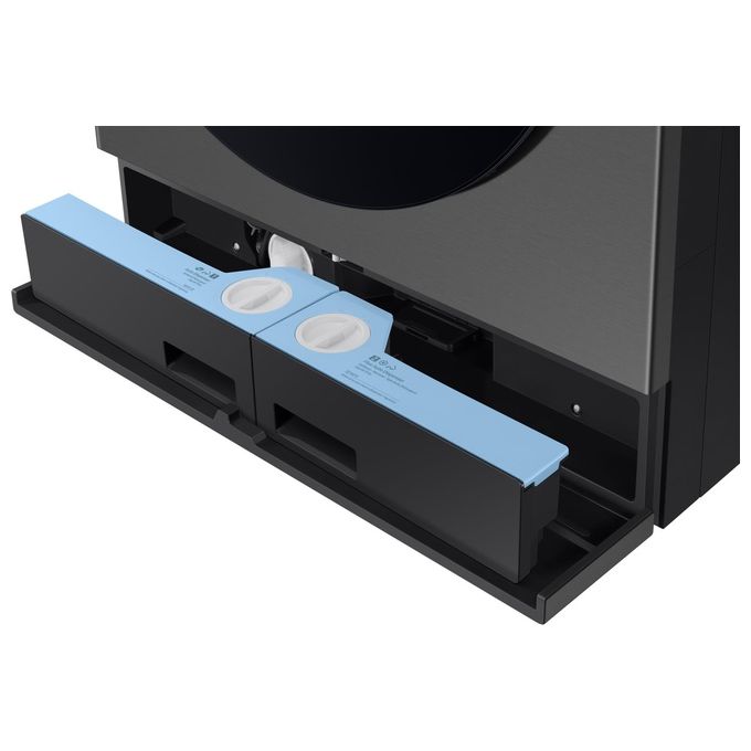 Samsung WD18DB8995BZT2 Bespoke AI Lavasciuga Frontale 18-11 Kg 1000 rpm Classe A Pompa di Calore WiFi (111x68.6x87.5 cm) colore Nero