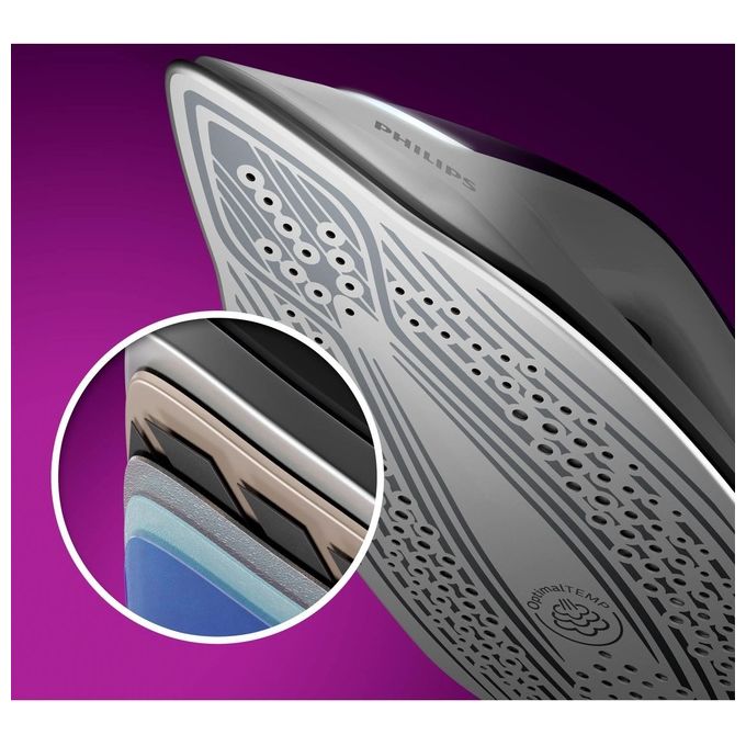 Philips PSG8050-30 PerfectCare Serie 8000 Ferro da Stiro con Caldaia 2700 W 600 g-min 8 bar 1,8 L colore Viola