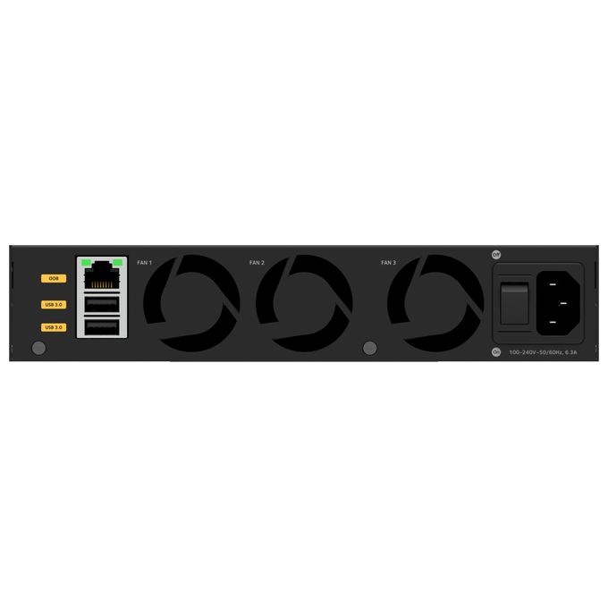 NETGEAR XSM4316-100NES Switch Gestito L3 10G 8x Multi-Gig 8x SFP+ 1U Rackmount colore Nero