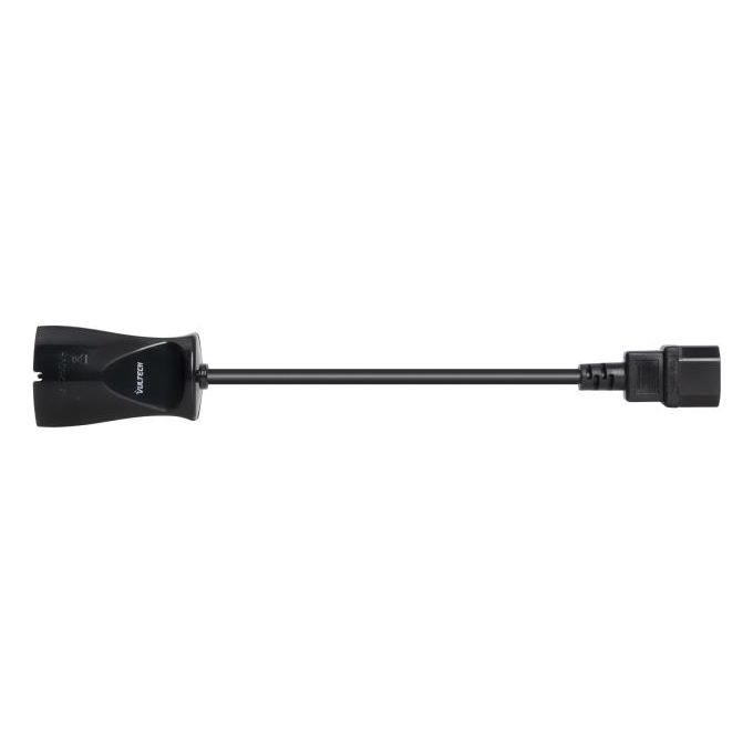 Vultech Cavo Adattatore di Alimentazione Iec14 Maschio a Presa Bipasso-Schuko
