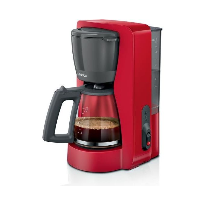 Bosch TKA2M114 Macchina da caffe' Manuale 1,25 L 15 tazze Funzione Mantieni al Caldo colore Rosso