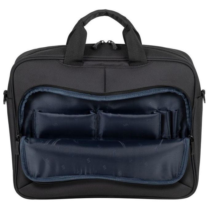 Rivacase 4260709012513 Tegel ECO Borsa Toploader per Laptop 14'' con Scomparto Imbottito e Tracolla Regolabile colore Nero