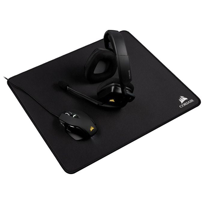 Corsair CH-9413560-WW Champion Series Tappetino per Mouse da Gioco Formato XL 450x400x5 mm Tessuto Anti-Sfilacciamento Base in Gomma Antiscivolo colore Nero