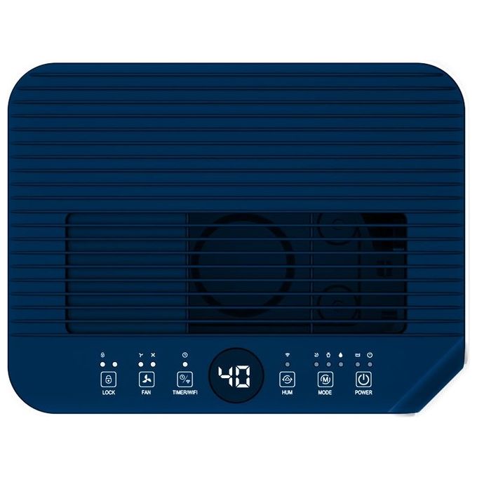 Argo DRY PURY EVO WF 21 Deumidificatore 21 l-24h 24 m² Wi-Fi Filtro Purificatore 41 dB colore Bianco Blu