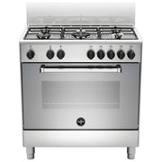 La Germania AMN855EXV Cucina Americana a Gas 5 Fuochi Forno Elettrico 75 Litri Classe Energetica A Inox