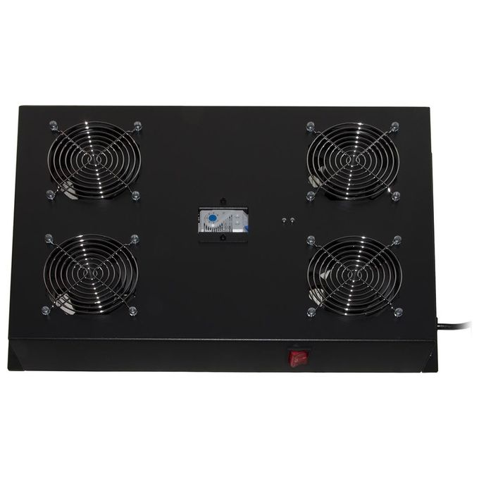 Link modulo 4 ventole con termostato per armadi lk1942u614n colore nero
