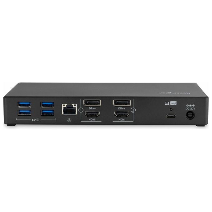 Kensington K33603EU SD4781P EQ Docking station Doppio 4K USB-C e USB-A 2 display 4K a 60 Hz 10 Gbps 100 W Power Delivery colore Nero
