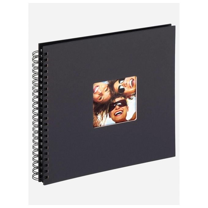 Walther SA110B Album Fotografico Fun Nero Spiral 30x30cm 50 Pagine Nero