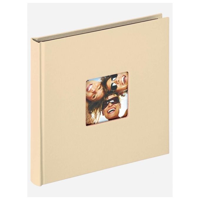 Walther FA199H Album Fotografico Fun Crema 18x18cm 30 Pagine Nere