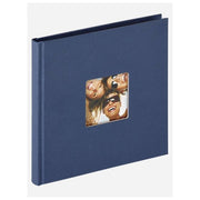 Walther Album Fotografico Fun Blu 18x18cm 30 Pagine Nere