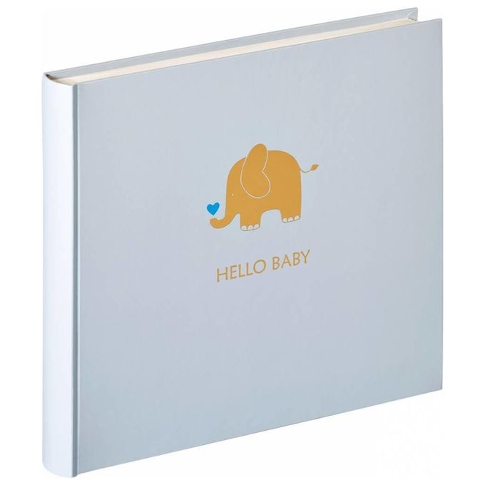 Walther Album Fotografico Baby Animal Blu 25x28cm 50 Pagine Elefante