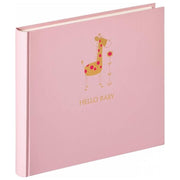 Walther UK148R Album Fotografico Baby Animal Rosa 25x28cm 50 Pagine Bianche Giraffe
