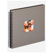 Walther SA110X Album Fotografico Fun Grigio a Spirale 30x30cm 50 Pagine Nere