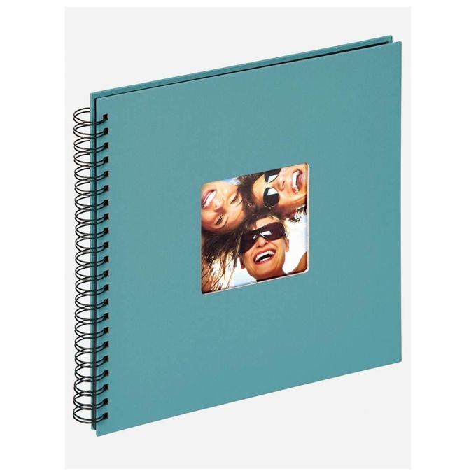 Walther SA110K Album Fotografico Fun Petrol Spirale 30x30cm 50 Pagine Nere