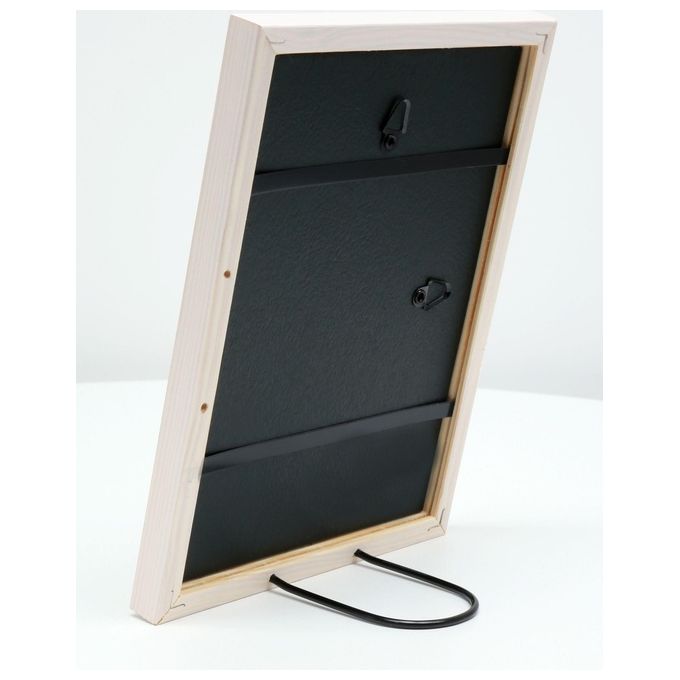 Deknudt Cornice Portafoto 297x42cm in Legno Bianco