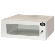 Link Armadio Rack 19'' 4U Profondita' 360mm con Porta Vetro 21x36x54cm Grigio