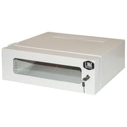 Link Armadio Rack 19'' 3U Profondita' 360mm con Porta Vetro 16x36x54cm Grigio