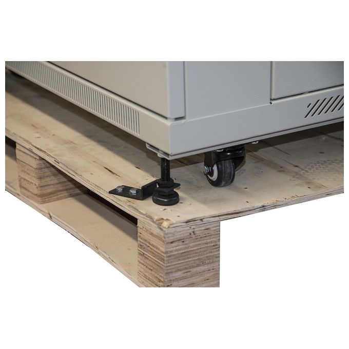 Link Armadio rack 19 42u (a)2055, (l)800, (p)1000 porta traforata colore grigio