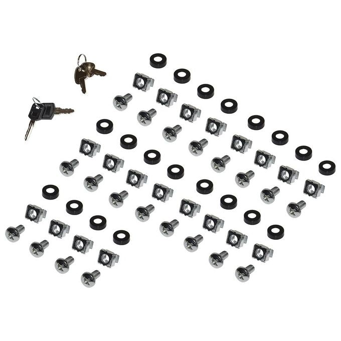 Link Armadio rack 19 42u (a)2055, (l)800, (p)1000 porta traforata colore grigio