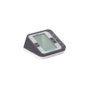 Magic Care Pulsartronic SFG60 - Misuratore di pressione da braccio, oscillometrico, display digitale, memoria 60 letture, funzioni: rilevazione aritmie - indicatore OMS - ora e data, alimentazione a batterie, con custodia e bracciale, colore grigio-Bianco