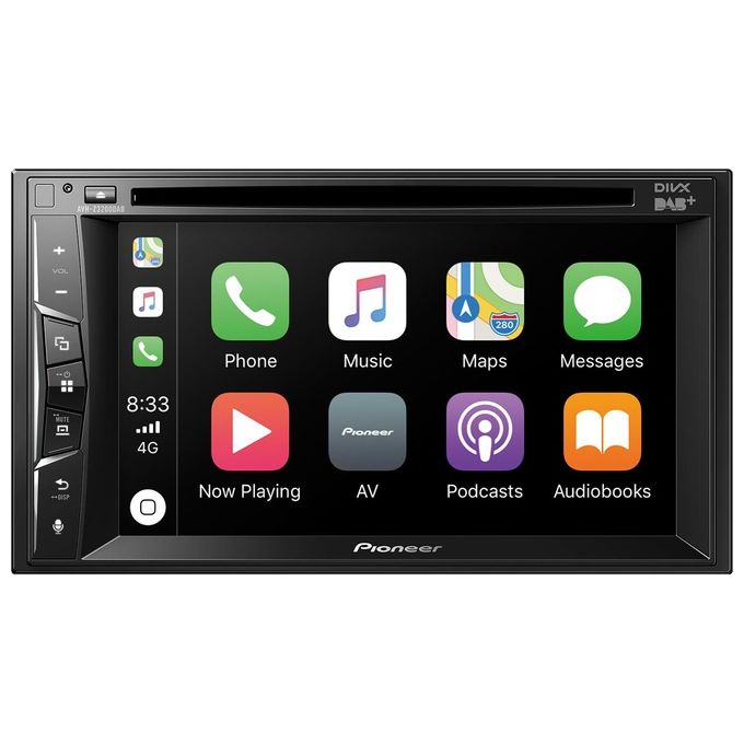 Pioneer AVH-Z3200DAB Autoradio 2 DIN Touchscreen 6.2'' DAB+ Bluetooth Apple CarPlay CD DVD 4x50 W colore Nero