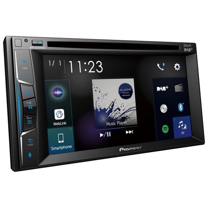 Pioneer AVH-A3200DAB Monitor Bluetooth Monitor Touch-Screen 6,2'' Cd-Dvd Dab-Dab+ Usb Bluetooth