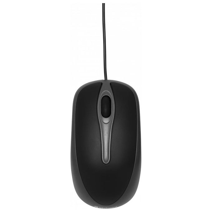 Verbatim 49019 Mouse Usb Tipo A Ottico 1000 Dpi Ambidestro