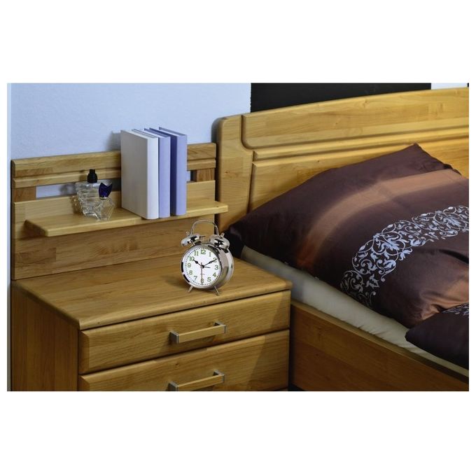 Hama Nostalgia Quartz Table Clock Sveglia Nostalgie Argento Fluorescente
