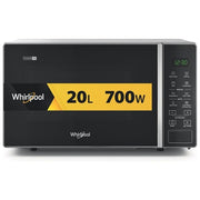 Whirlpool MWP 203 SB Cook20 Forno a microonde con grill 20 L 700 W grill quarzo 1000 W Jet Start Auto Cook colore Nero Argento