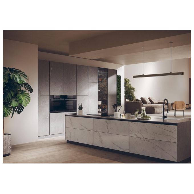 Haier 33703230 I-Message Steam Series 6 Forno da incasso elettrico a vapore 70 L Classe A+ Wi-Fi Bluetooth hOn pirolitico (59.5x59.5x56.8 cm) colore Nero