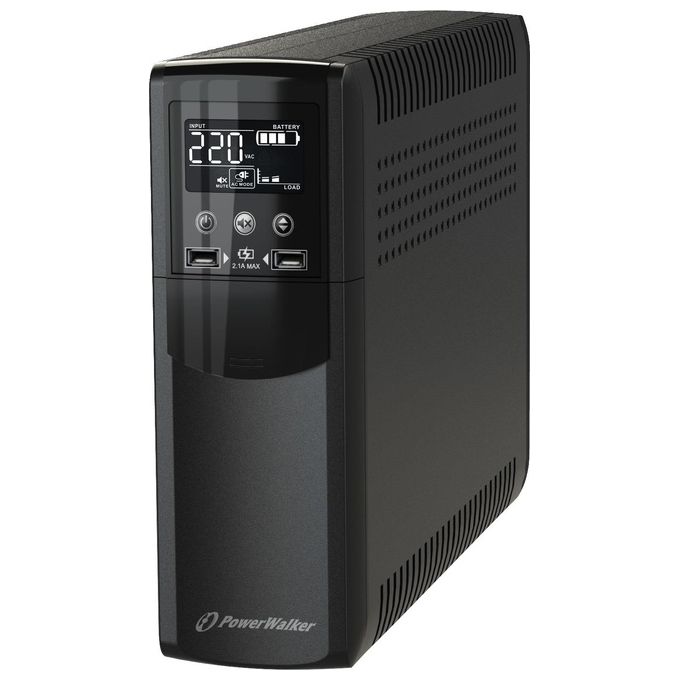 PowerWalker 10121121 VI 800 CSW IEC Gruppo di Continuita' UPS Linea Interattiva 800VA 480W Onda Sinusoidale Pura 8 Prese IEC